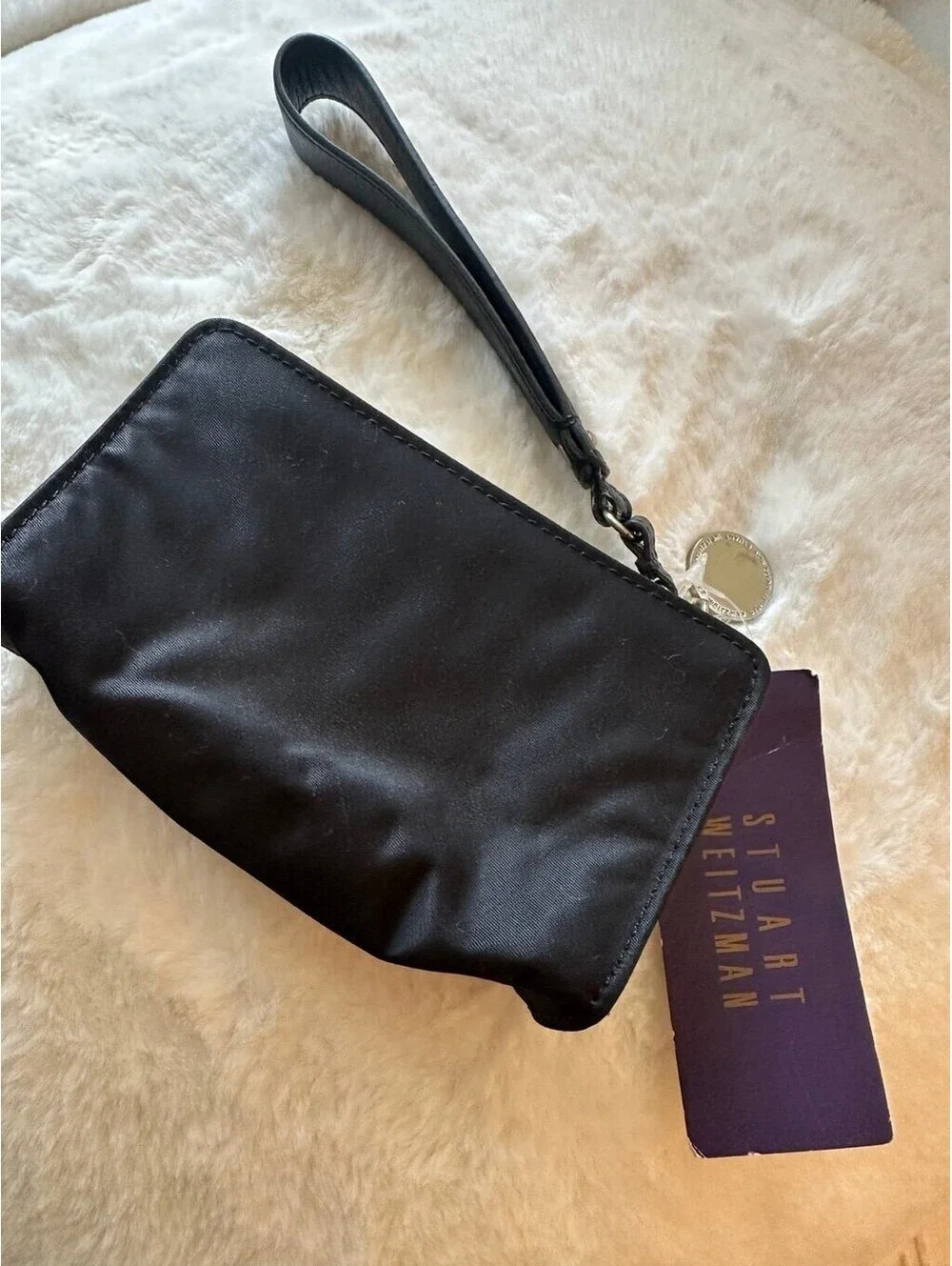 NWT Stuart Weitzman Big Jeweled Wristlet